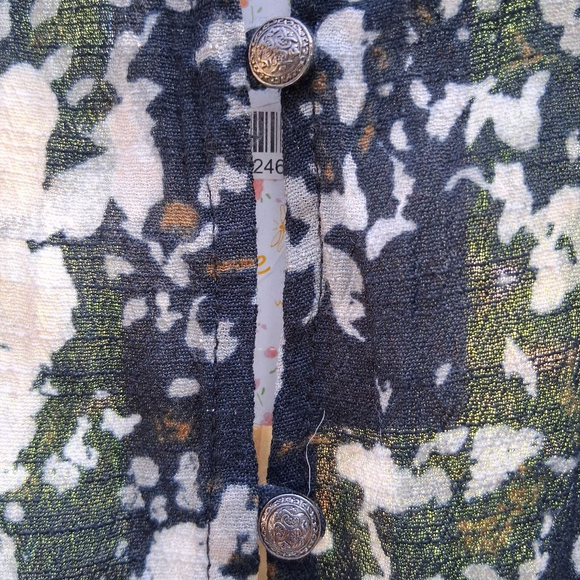 Free People All The Right Ruffles Romper Size S Black NWT - Picture 7 of 10